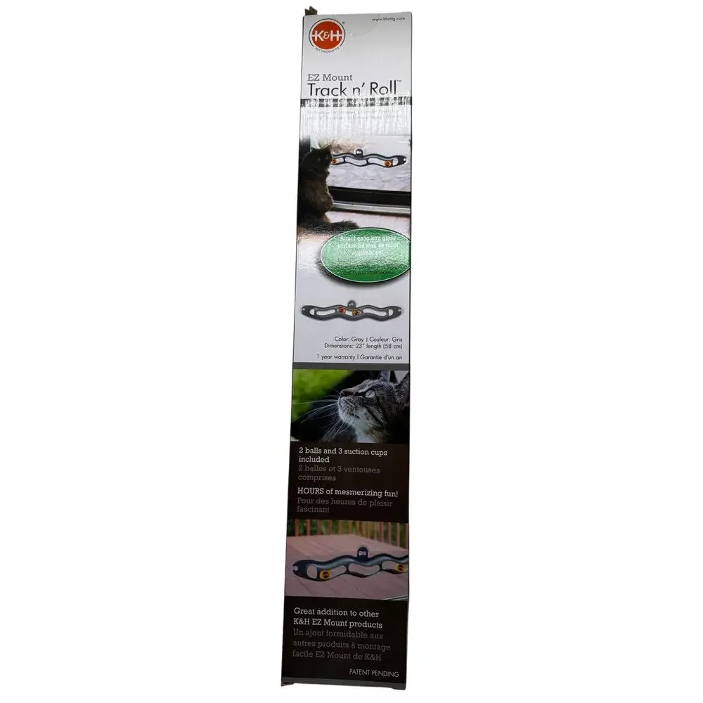 Track and Ball Interactive Cat Exerciser Toy K&H New
